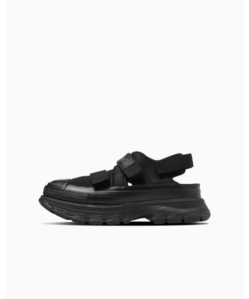 ALL STAR 「CONVERSE STAR」 フラットサンダル 5 ブラック×ブラック
