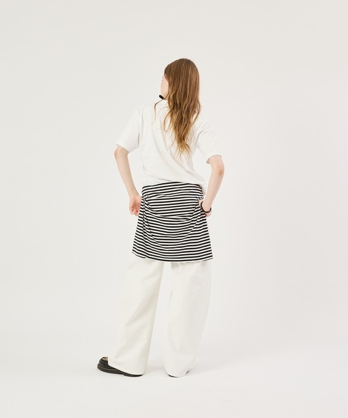 「FTW」 デニムパンツ MEDIUM オフホワイト レディース_画像4