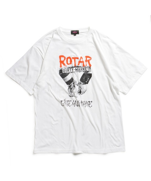「ROTAR」 半袖Tシャツ X-LARGE サンドベージュ メンズ_画像7