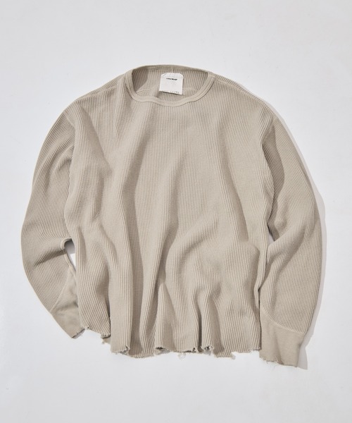 concause（コンコース） tシャツ 「concause/コンコース」waffle shirt