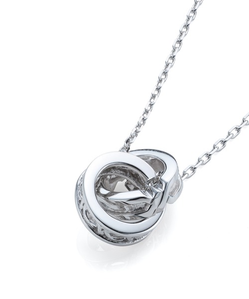 ネックレス “Petite Modern”プチネックレス（ケルトデザインダブルリング）/K10ゴールド「LION HEART / ライオンハート」の画像