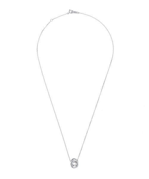 ネックレス “Petite Modern”プチネックレス（ケルトデザインダブルリング）/K10ゴールド「LION HEART / ライオンハート」の画像