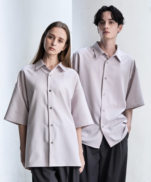 CLORE+cloreクロレRound Tael Shirtラウンドテールシャツ CLEL（クレイル） シャツ 半袖 メンズ レディース : ZOZOTOWN Yahoo!店