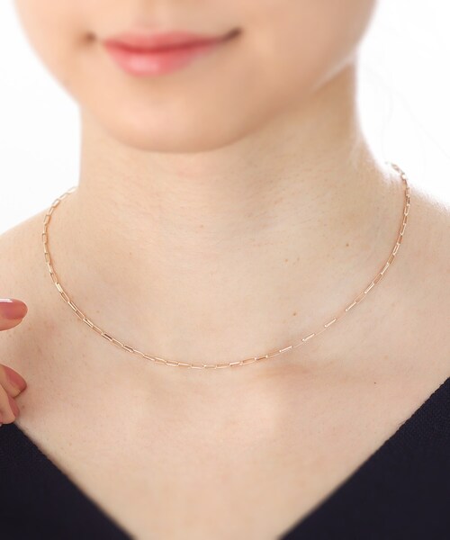 COCOSHNIK（ココシュニック） ネックレス K10MVロング ネックレス