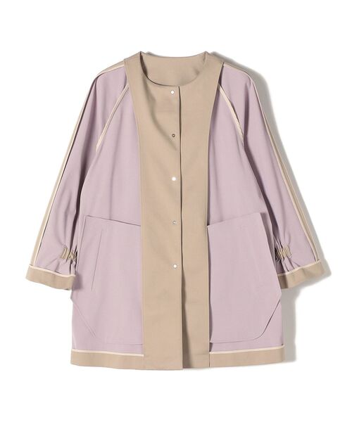 SHIPS（シップス） ノーカラーコート コート 「UVカット/手洗い可能