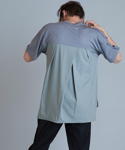 NO ID.（ノーアイディー） tシャツ 「NO ID.」Changing Back Tuck Long