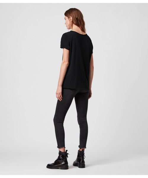 オールセインツ AllSaints Natalie Tee レディース シャツ トップス Black オールセインツ レディース シャツ トップス Natalie Tee Black