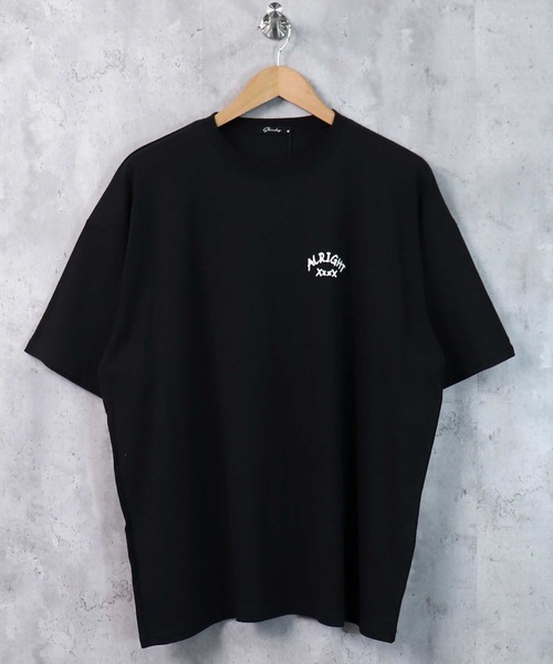 ▲超カッコイイ▲ 国内即発・関税込 メンズ Tシャツ Black Crew Neck Short Sleeve SC73438 Regular Fit Logo T