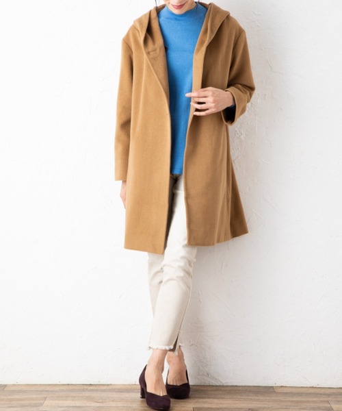 アウター アンゴラフーディコート レディース : ZOZOTOWN Yahoo!店