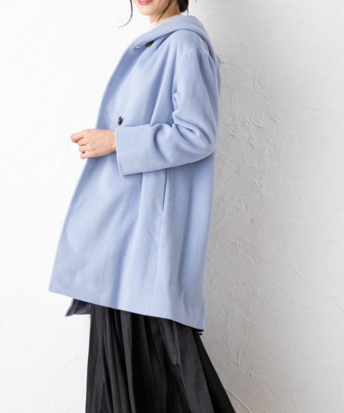 アウター アンゴラフーディコート レディース : ZOZOTOWN Yahoo!店