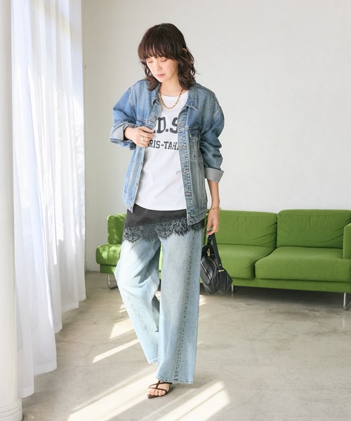 RIVE DROITE（リヴドロワ） デニムジャケット gジャン 羽織るだけで