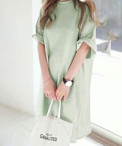 NinaetLina（ニナエリナ） tシャツ チュニック半袖カットソー