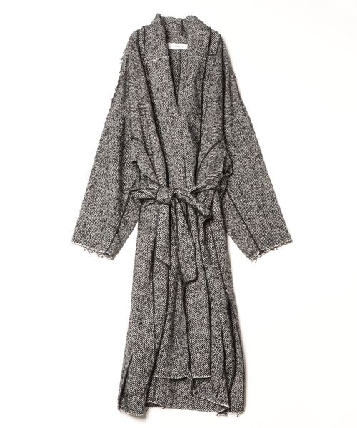 コート アウター HERRINGBONE MAXI GAWN レディース : ZOZOTOWN Yahoo