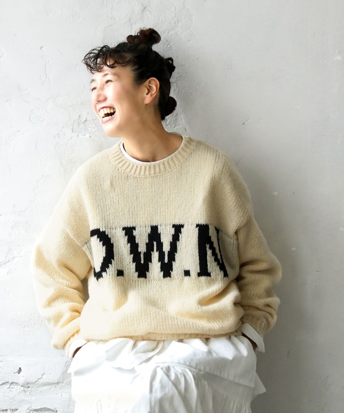 ニット セーター O.W.Nのざっくり編みニット レディース