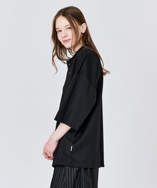WETTEMPT ポロシャツ 半袖 MOSS STITCH LOOSE POLO SHIRT / 鹿の子