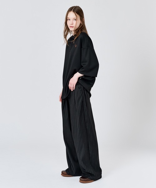WETTEMPT ポロシャツ MOSS STITCH LOOSE POLO SHIRT / 鹿の子ルーズ