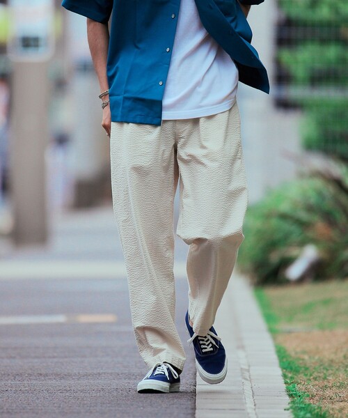 Tpon様　ネイビーパンツ ネイビー 【高通気/凄脚パンツ】ノータックスラックス 無地