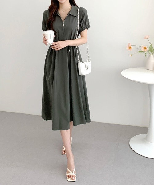 H.TOKYO ワンピース 半袖 ハーフジップワンピース : ZOZOTOWN Yahoo!店