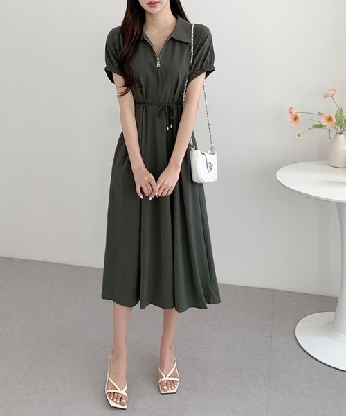 ◯CASTELBAJA ハーフジップ ワンピース H.TOKYO ワンピース ハーフジップワンピース : ZOZOTOWN Yahoo