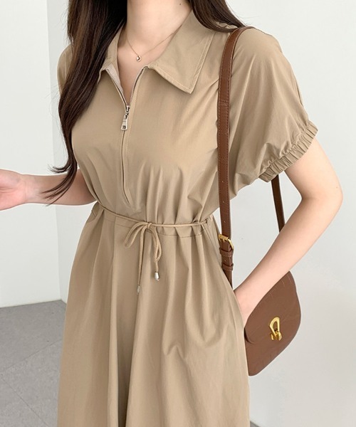 H.TOKYO ワンピース 半袖 ハーフジップワンピース : ZOZOTOWN Yahoo!店