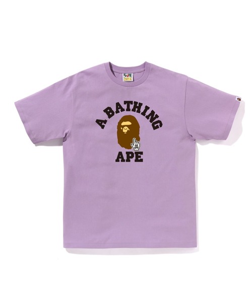 A BATHING APE（アベイシングエイプ） tシャツ GO APE POINTER COLLEGE