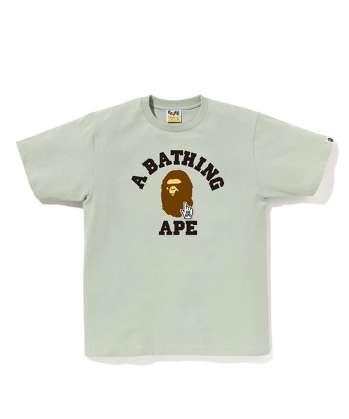 A BATHING APE（アベイシングエイプ） tシャツ GO APE POINTER COLLEGE