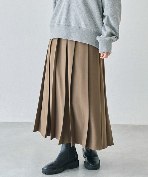 LAVEANGE（ラビアンジェ） スカート プリーツスカート : ZOZOTOWN