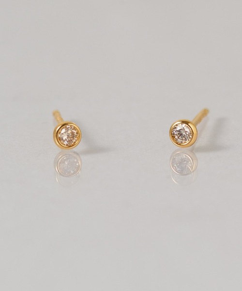 les bonbon（ルボンボン） ピアス 「les bonbon」K18 diamond pierce 