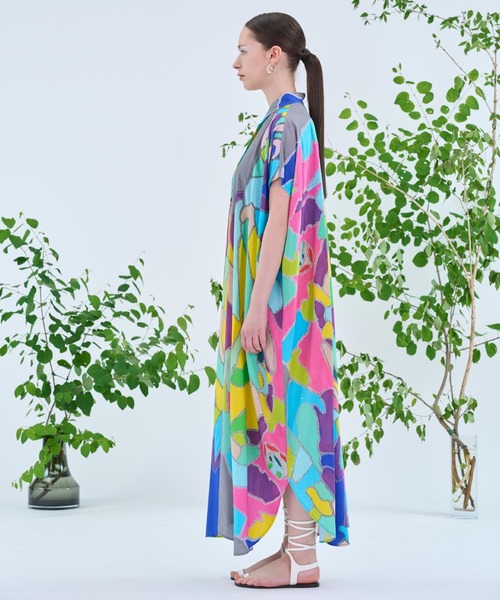 ワンピース Ayaco423 大きいサイズ＞綿100％ピンタックレースワンピース【Otona