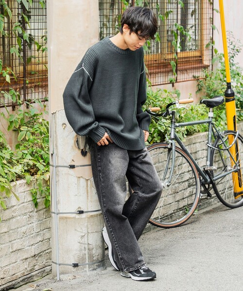 BEAMS HEART（ビームス ハート） セーター ニット カタアゼ ビッグ