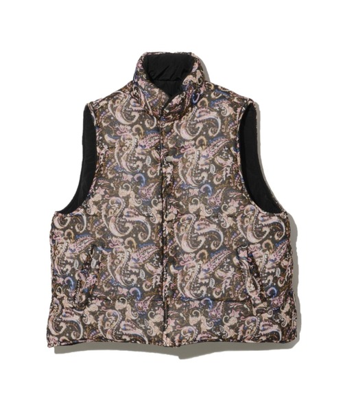 OPULENCE ダウンベスト ベスト リバーシブルダウンジャケット メンズ