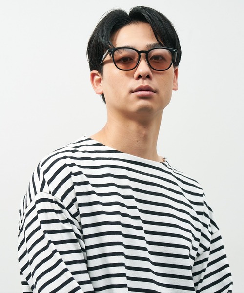 Zoff サングラス SUNCUTGlasses/UV100%CUT ウェリントン型 黒縁