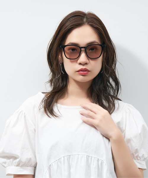 Zoff サングラス SUNCUTGlasses/UV100%CUT ウェリントン型 黒縁