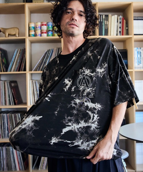 ADAM PATEK（アダムパテック） tシャツ mt9232-tie-dye embroidery
