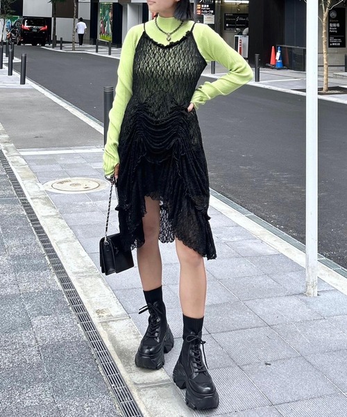 PAGEBOY ワンピース WEB限定レースミニキャミワンピース