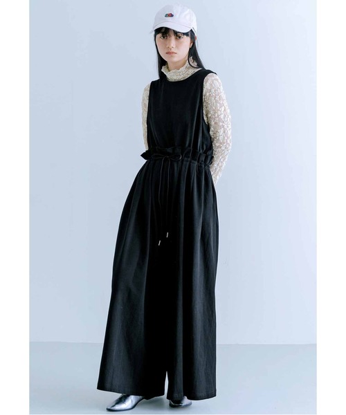 MEDE19F サロペット オーバーオール MEDE19F タック遣い