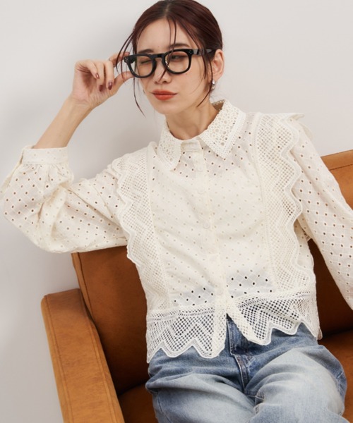EMBROIDERY LACE BLOUSE - Hella (ヘラ）公式通販サイト