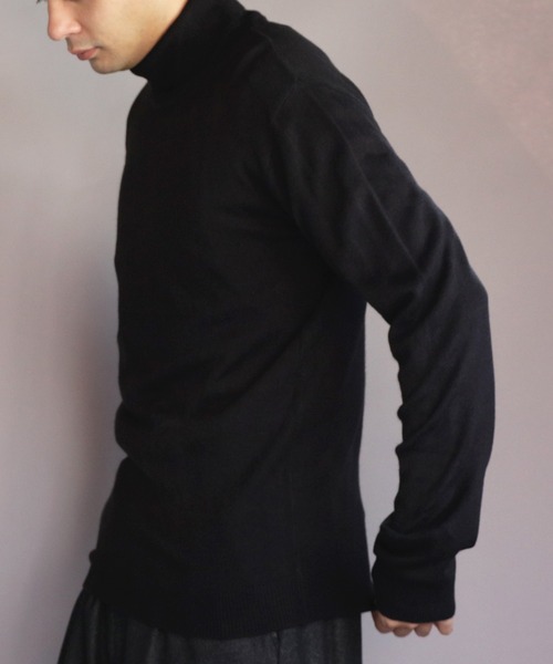 8 セーター ニット カシミヤタッチタートルネック メンズ レディース