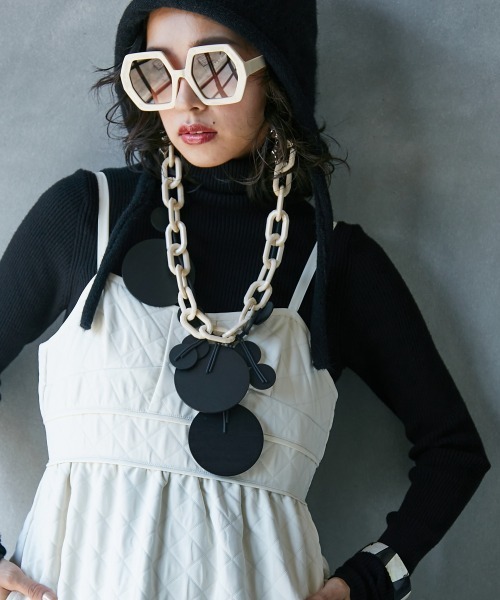 Bibiy. キルティングワンピジッパー Bibiy. キルティングワンピジッパー Bibiy. キルティングワンピ