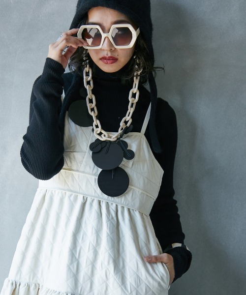 Bibiy. キルティングワンピジッパー Bibiy. キルティングワンピジッパー Bibiy. キルティングワンピ