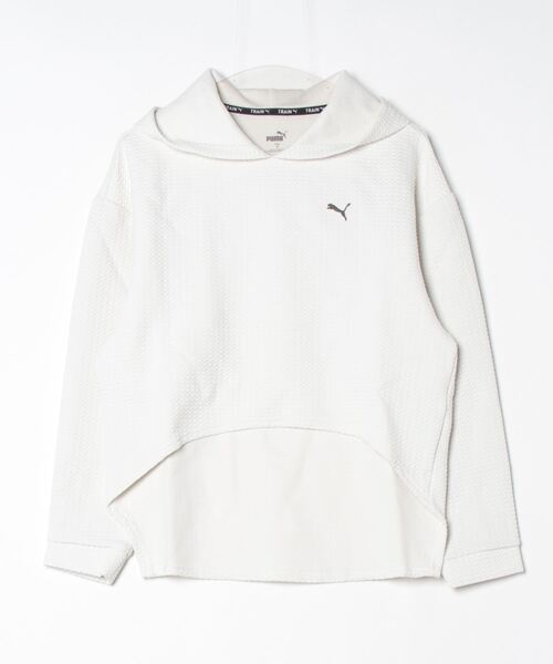 トレーナー スウェット プーマ PUMA STUDIO TEXTURED フーディー_ レディース