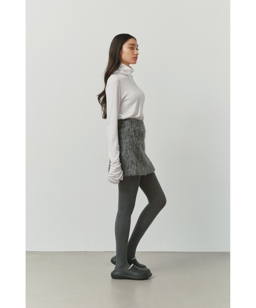 アリシアスタン Shaggy Mini Skirt シャギー ミニスカート ALEXIA STAM スカート Shaggy Mini Skirt /シャギーミニスカート