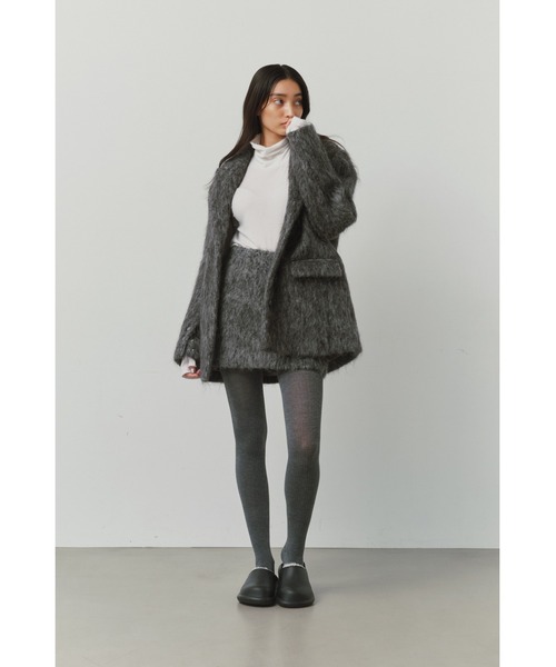 ALEXIA STAM スカート Shaggy Mini Skirt /シャギーミニスカート