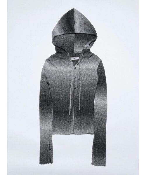 ニット セーター 「VEQUM」FRONT BUTTON HOOK KNIT レディース VEQUM ニット セーター 「VEQUM」FRONT BUTTON HOOK KNIT