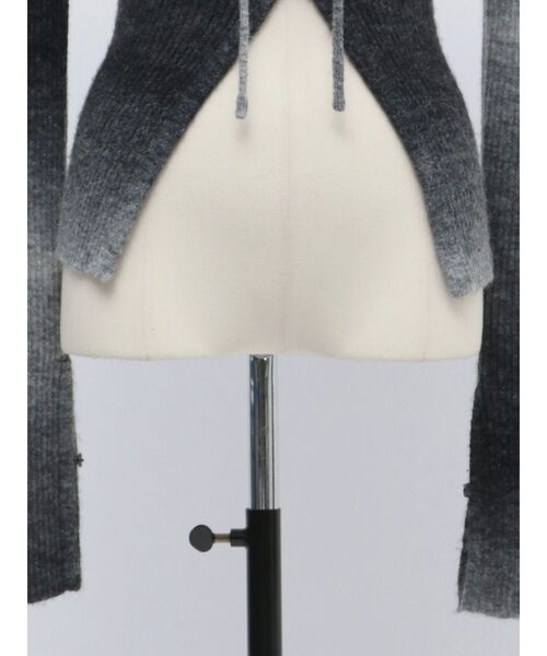 ニット セーター 「VEQUM」FRONT BUTTON HOOK KNIT レディース VEQUM ニット セーター 「VEQUM」FRONT BUTTON HOOK KNIT