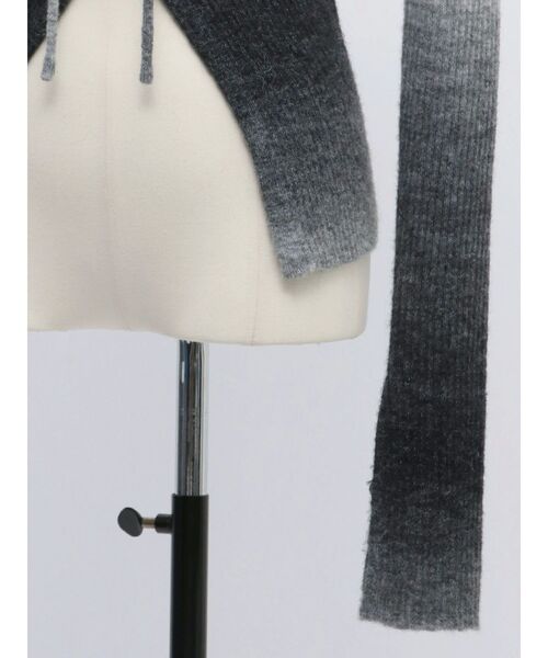 ニット セーター 「VEQUM」FRONT BUTTON HOOK KNIT レディース VEQUM ニット セーター 「VEQUM」FRONT BUTTON HOOK KNIT
