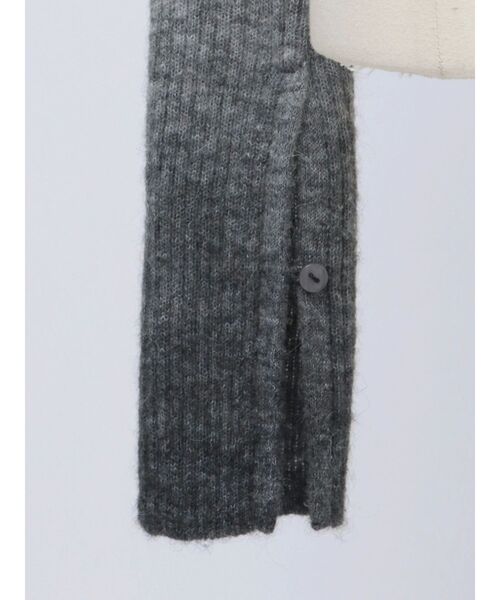 ニット セーター 「VEQUM」FRONT BUTTON HOOK KNIT レディース VEQUM ニット セーター 「VEQUM」FRONT BUTTON HOOK KNIT