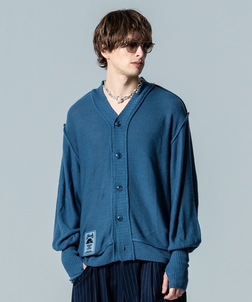 glamb カーディガン サイズ1 glamb カーディガン Damaged Flower Cardigan / ダメージ