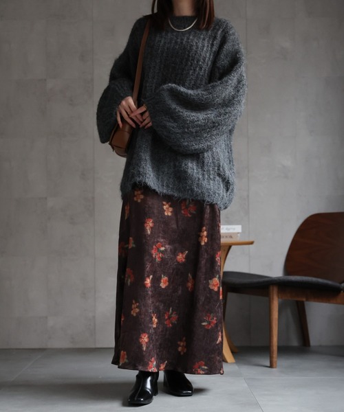 ニット セーター オーバーサイズシャギーニットプルオーバー/ローゲージニット レディース | CREARE -LINO- | 21