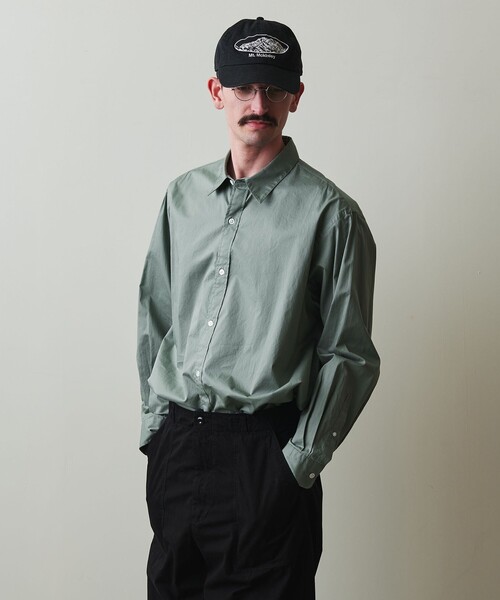 【新品・タグ付】Steven Alan オーバーサイズ シャツ Lサイズ 夏用 STEVEN ALAN tシャツ 「Steven Alan」 オーガニックコットン